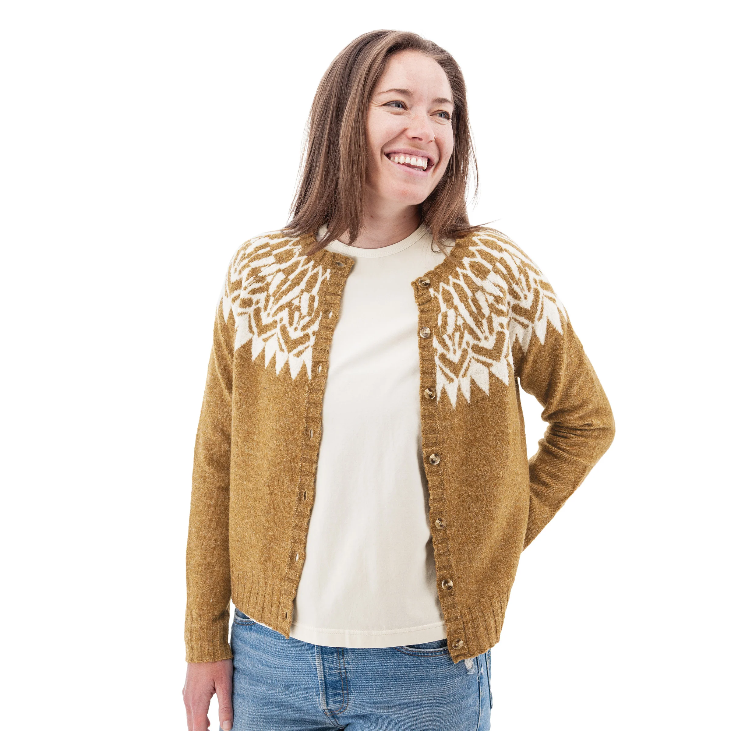 Alani Fair Isle Cardigan - N517761 - Image 5