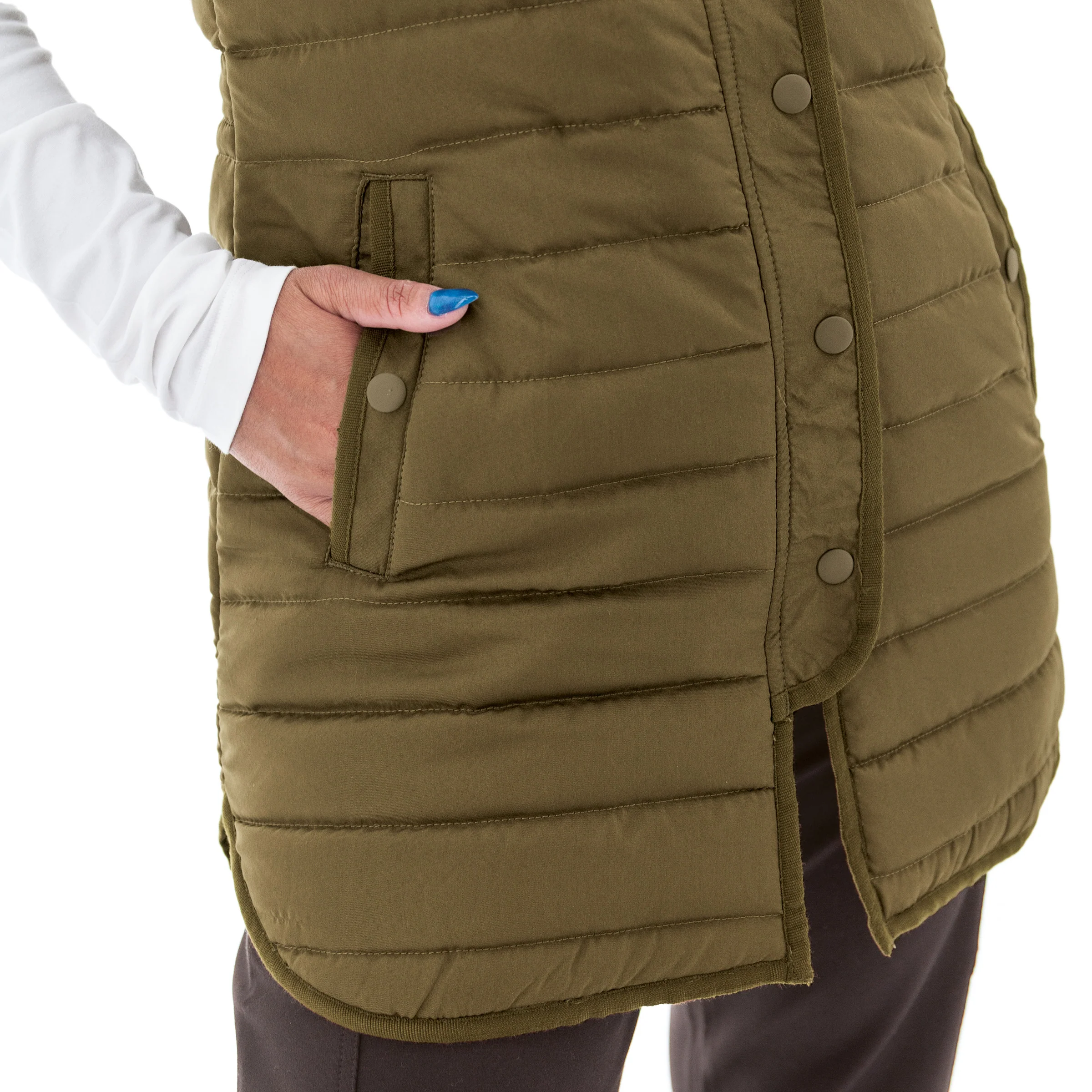 Fallon Long Puffer Vest - O278531 - Image 5