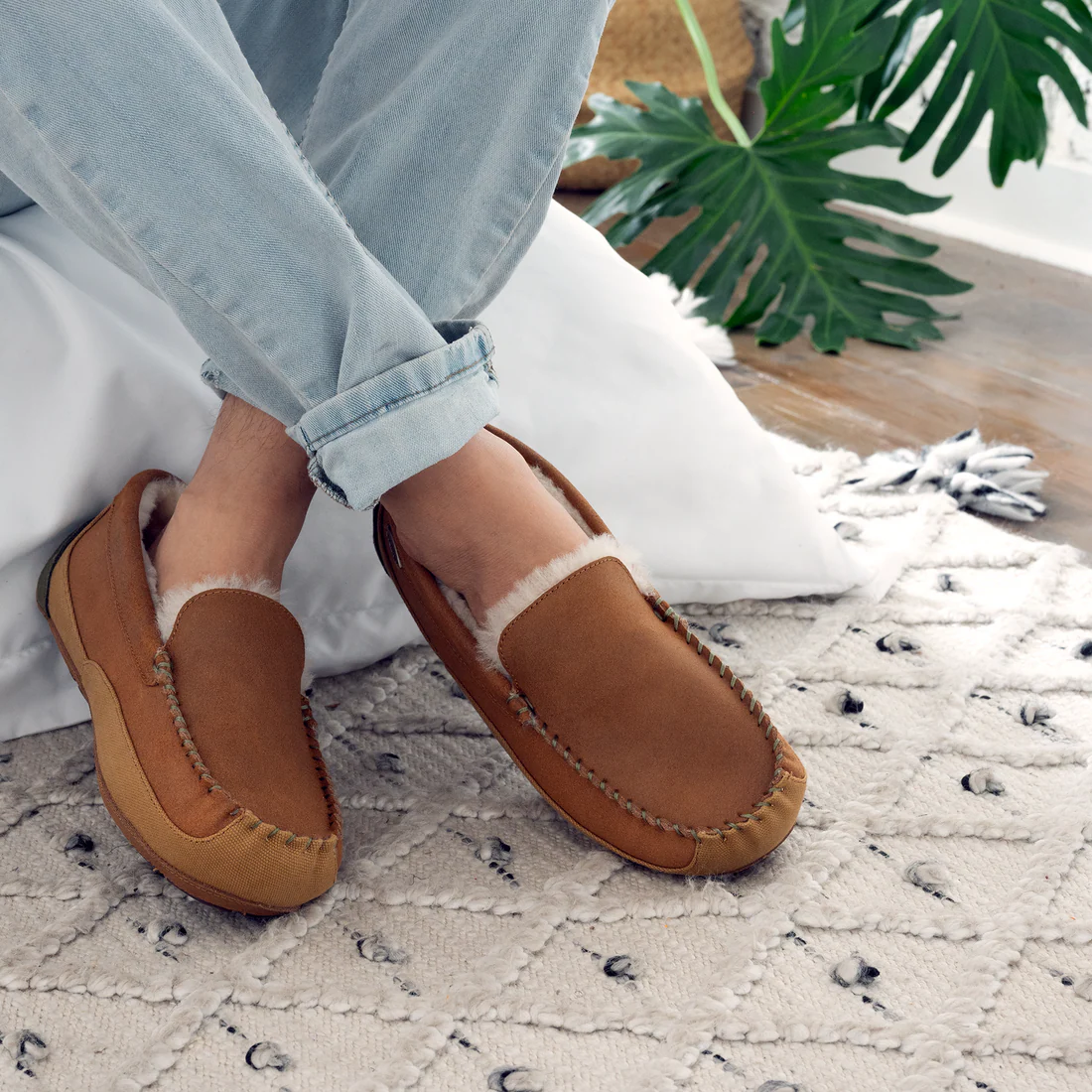 Men's Hamilton Suede Driving Moccasin - A20164 - Image 4