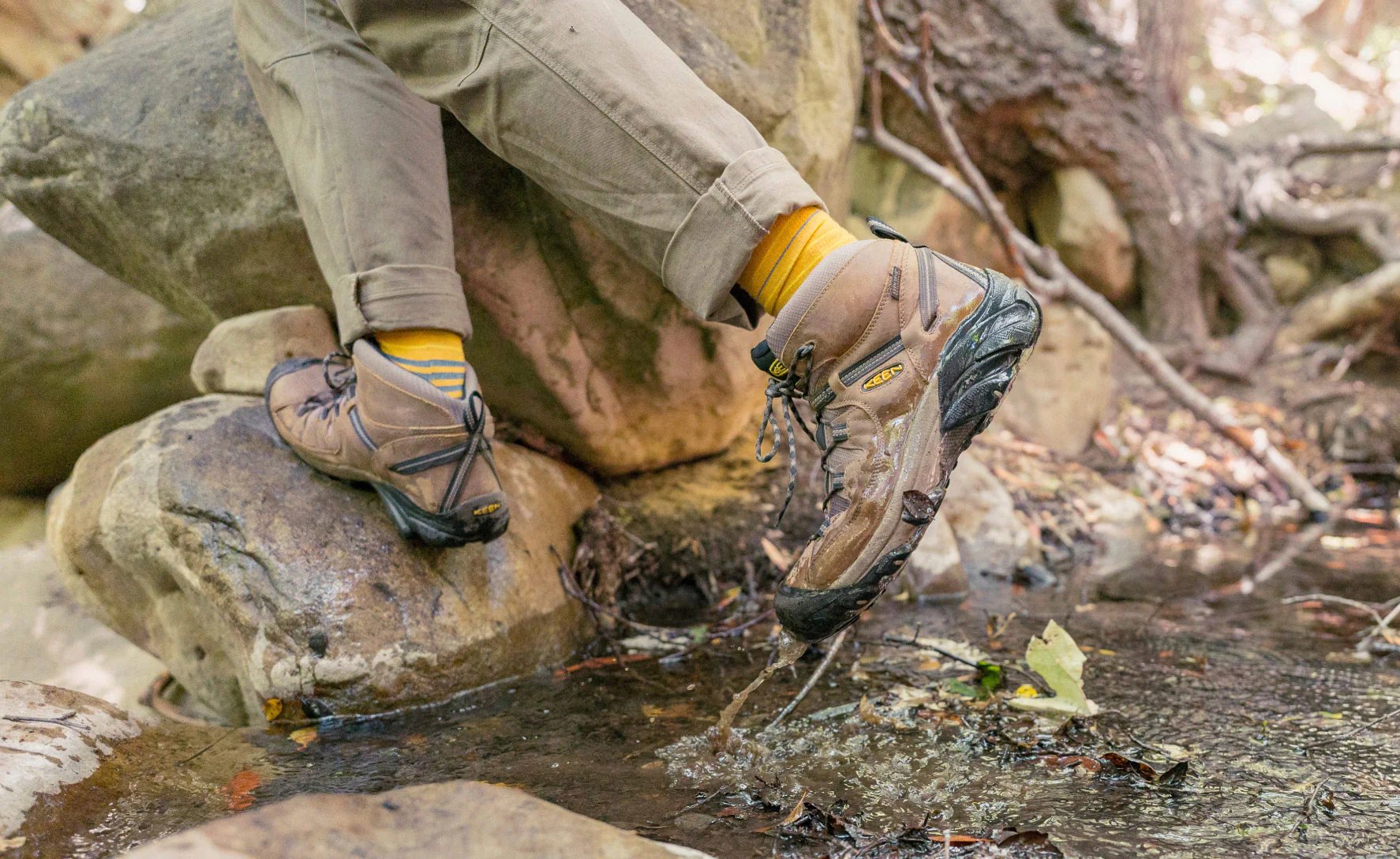 MEN'S TARGHEE II MID WATERPROOF HIKING BOOTS - 1008418 - Image 5