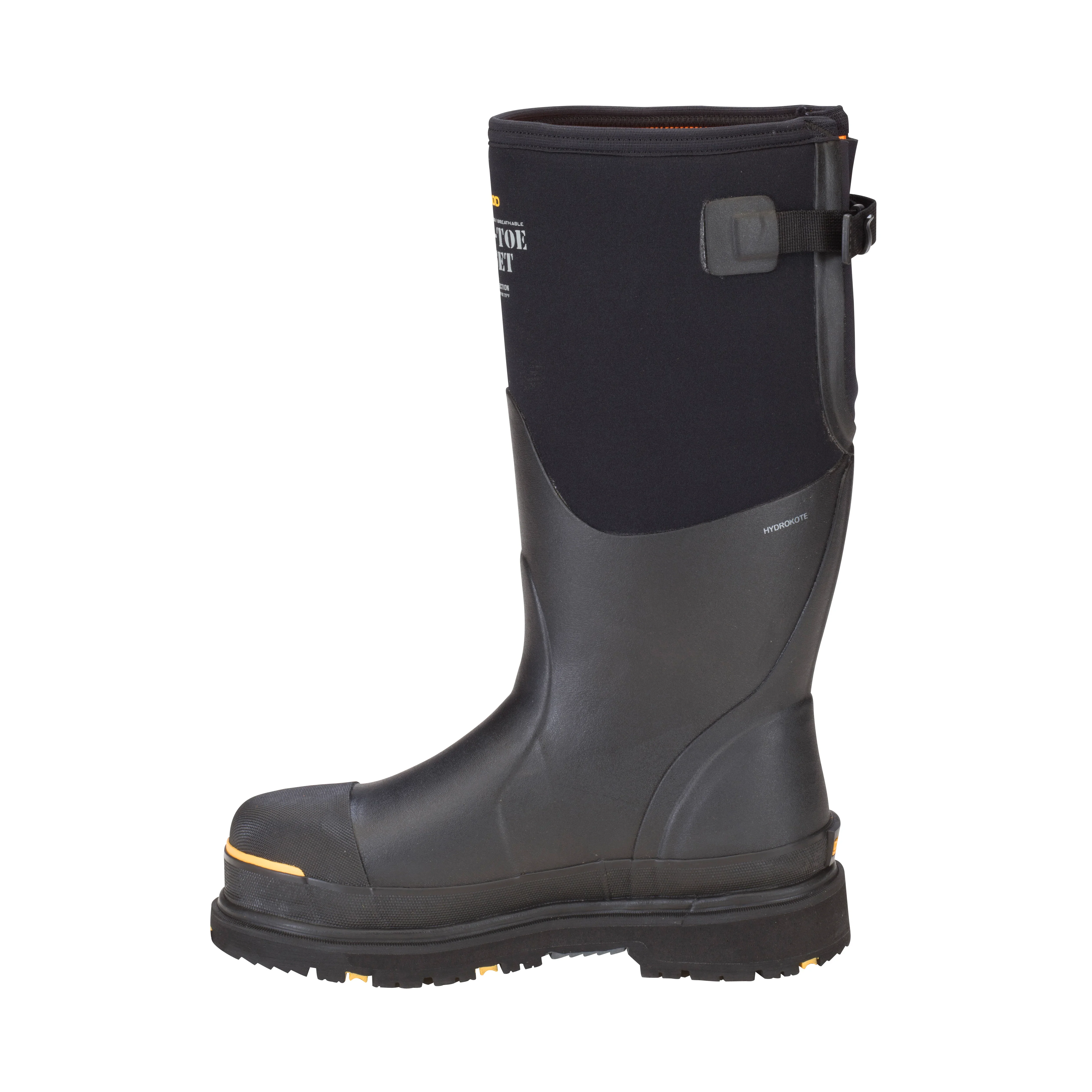 Steel-Toe Gussett Work Boot - STG-UH-BK - Image 3