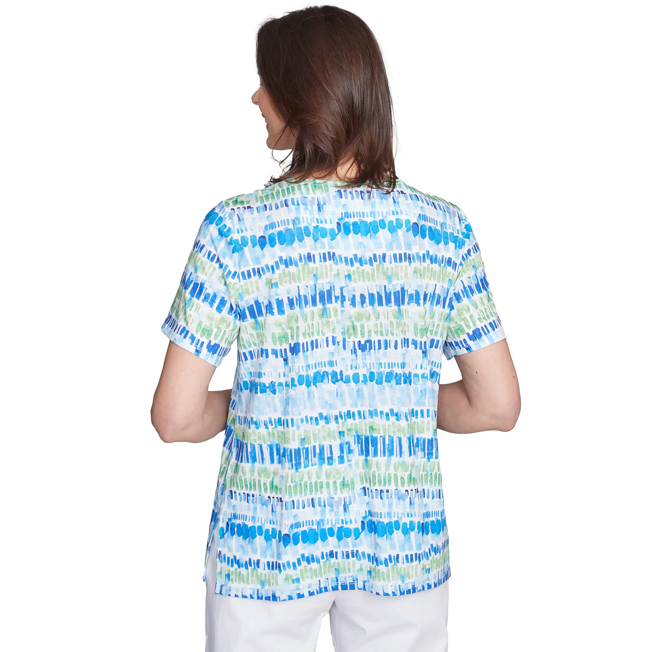 Women's Tie Dye Chicklet Tee - 92454 - Image 3