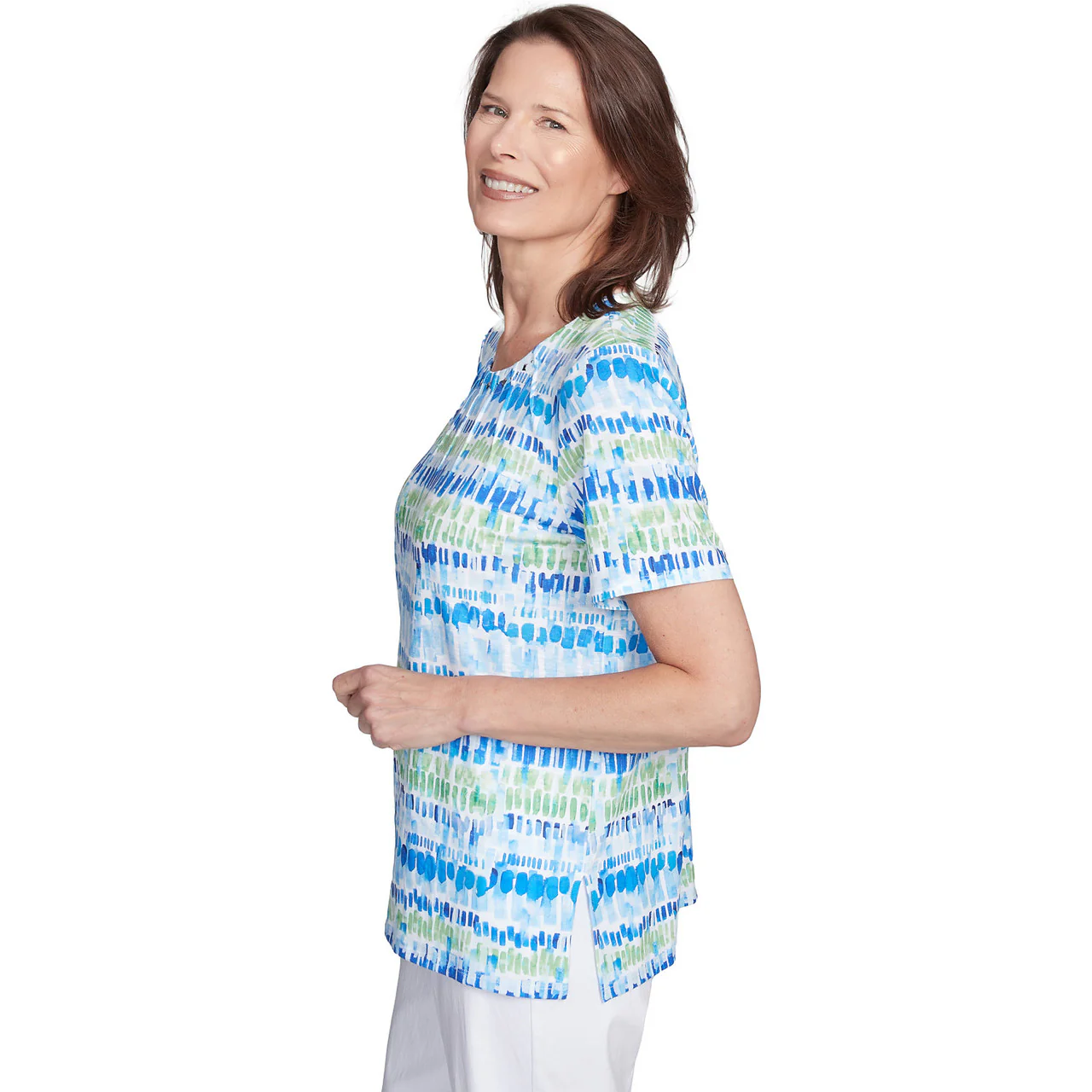 Women's Tie Dye Chicklet Tee - 92454 - Image 5